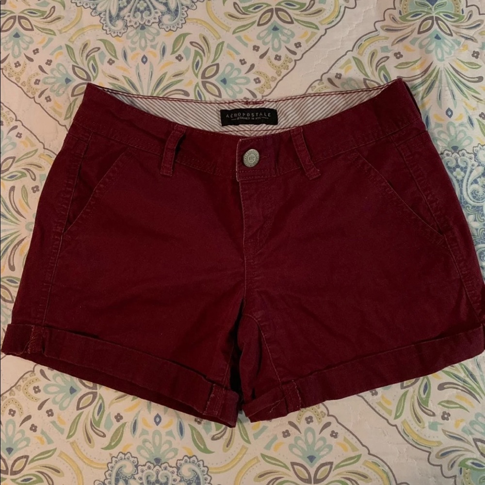 Maroon shorts